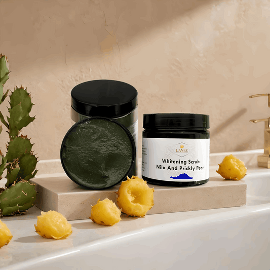 Nila & Prickly Pear Brightening Scrub β Silky Smooth Exfoliatorππ΅β¨
