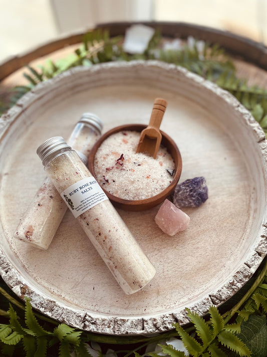 Ruby Rose Bath Salt Tubes