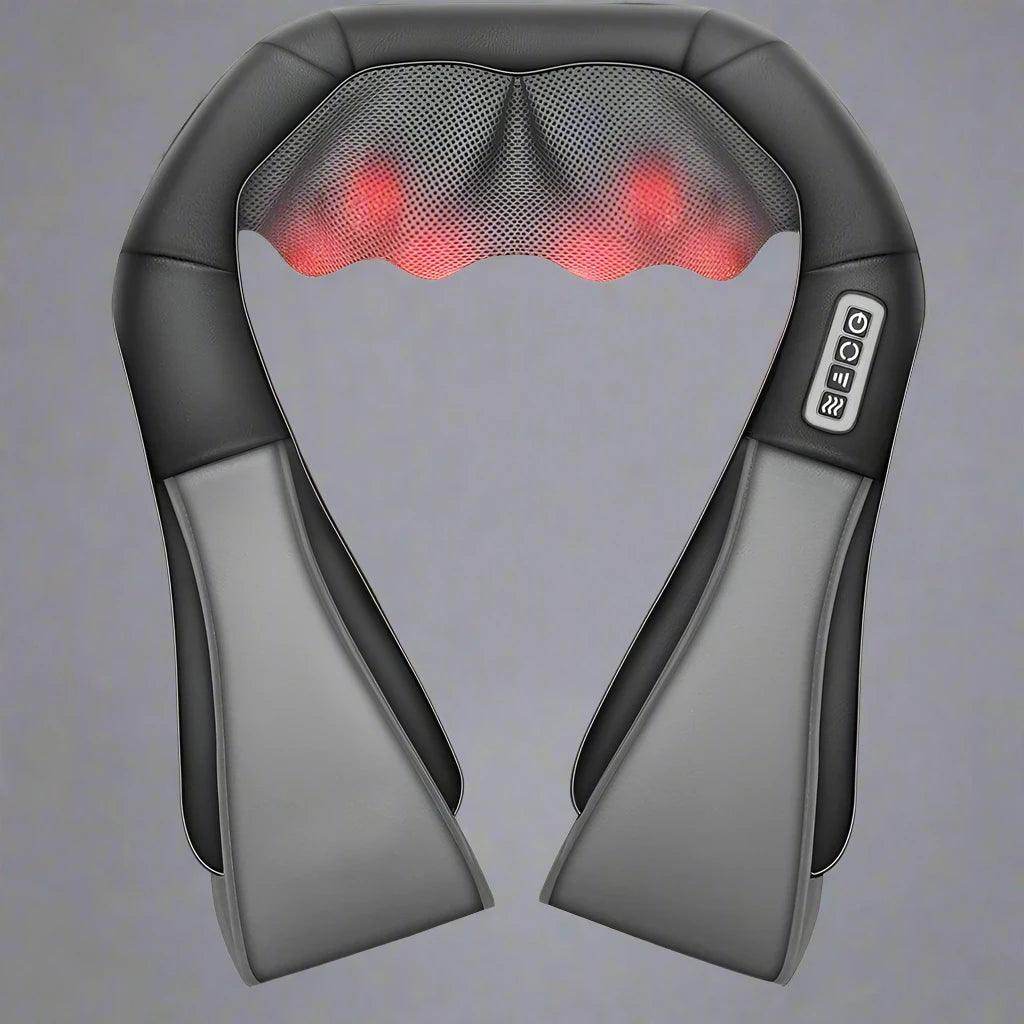 ClearFire Heated Shiatsu Back, Neck & Shoulder Massager Shawl