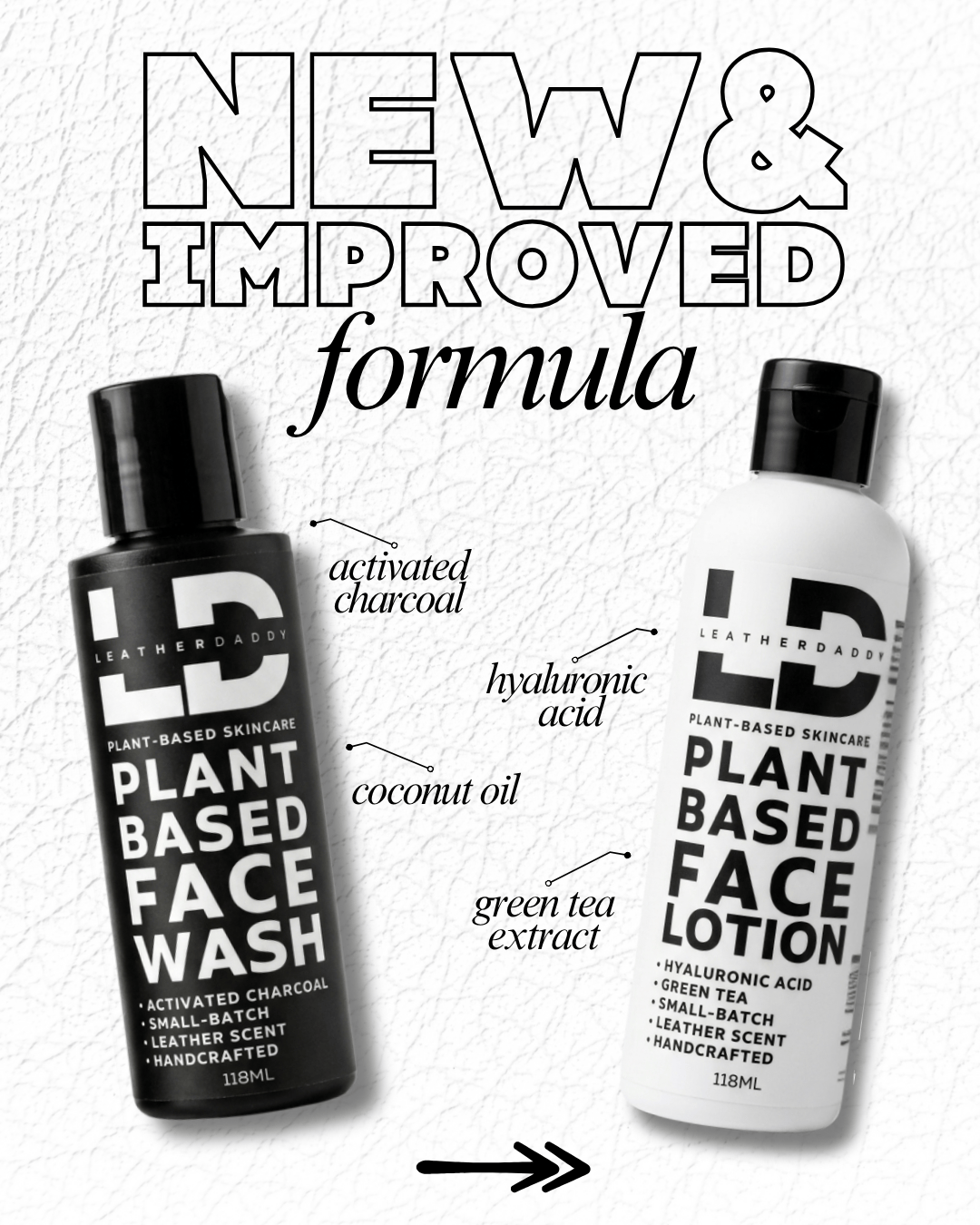 Charcoal Face Wash | LeatherDaddy Skin Co.