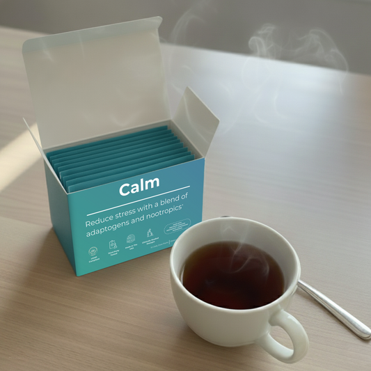 SensIQ Calm | Adaptogenic Botanical Travel Packs | 10 Single-Serve Packets