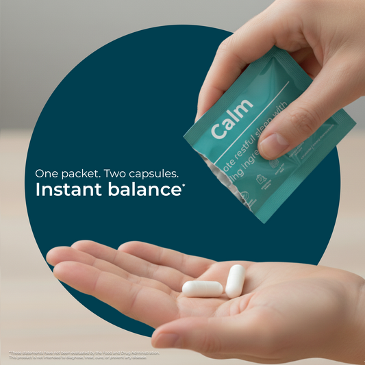 SensIQ Calm | Adaptogenic Botanical Travel Packs | 10 Single-Serve Packets