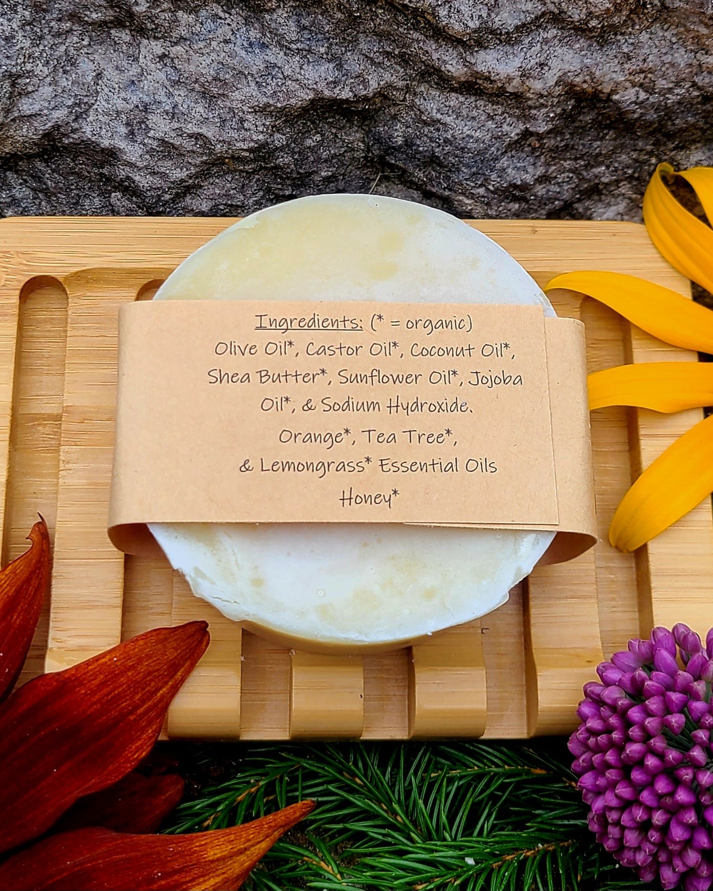 Wood Collection | Orange Honey Moisturizing Shampoo Bar