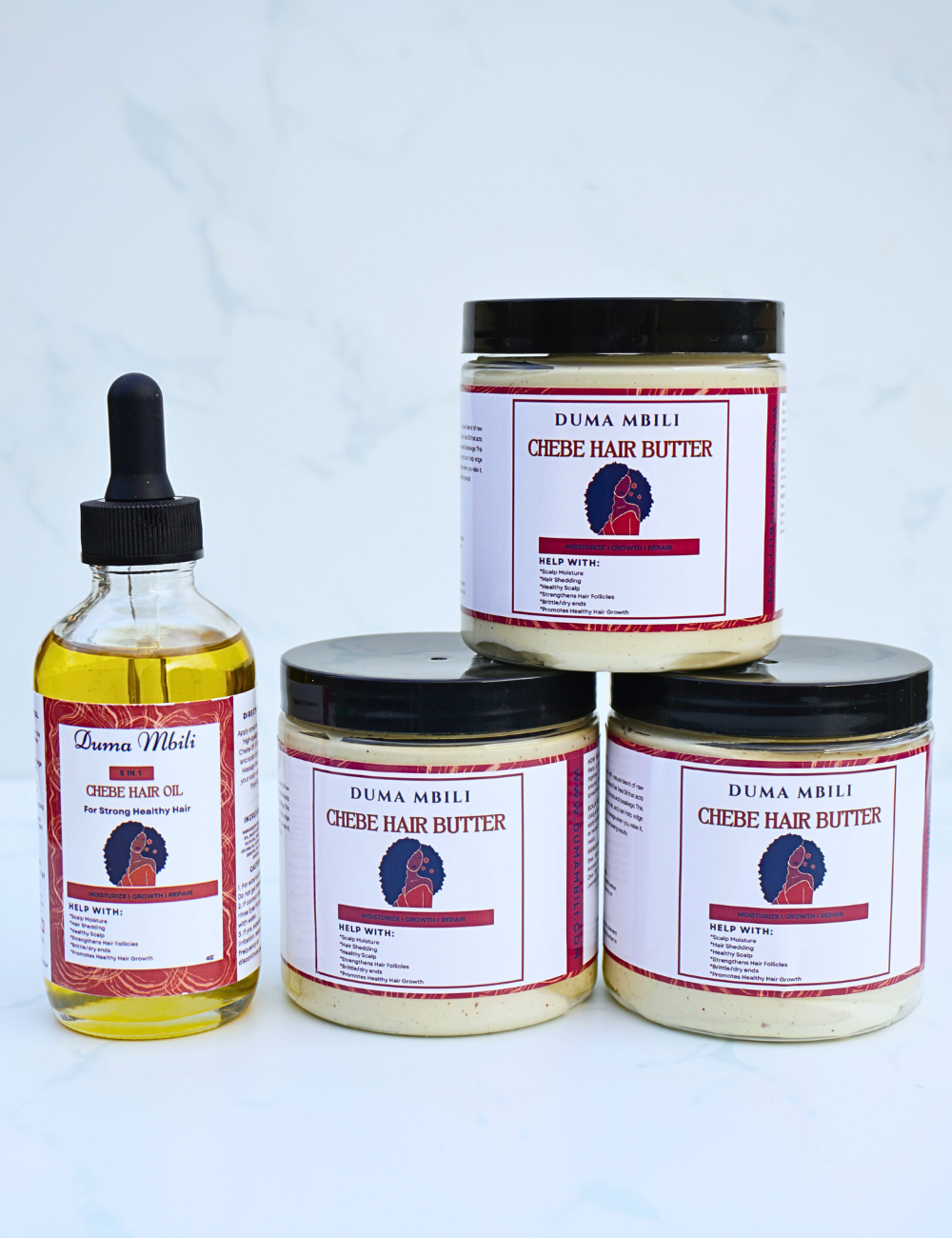 Wood Collection | Authentic Chebe Moisturizing Hair Butter
