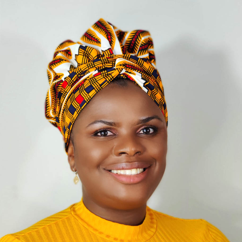 Wood Collection | African Print Satin-Lined Bonnet Wrap