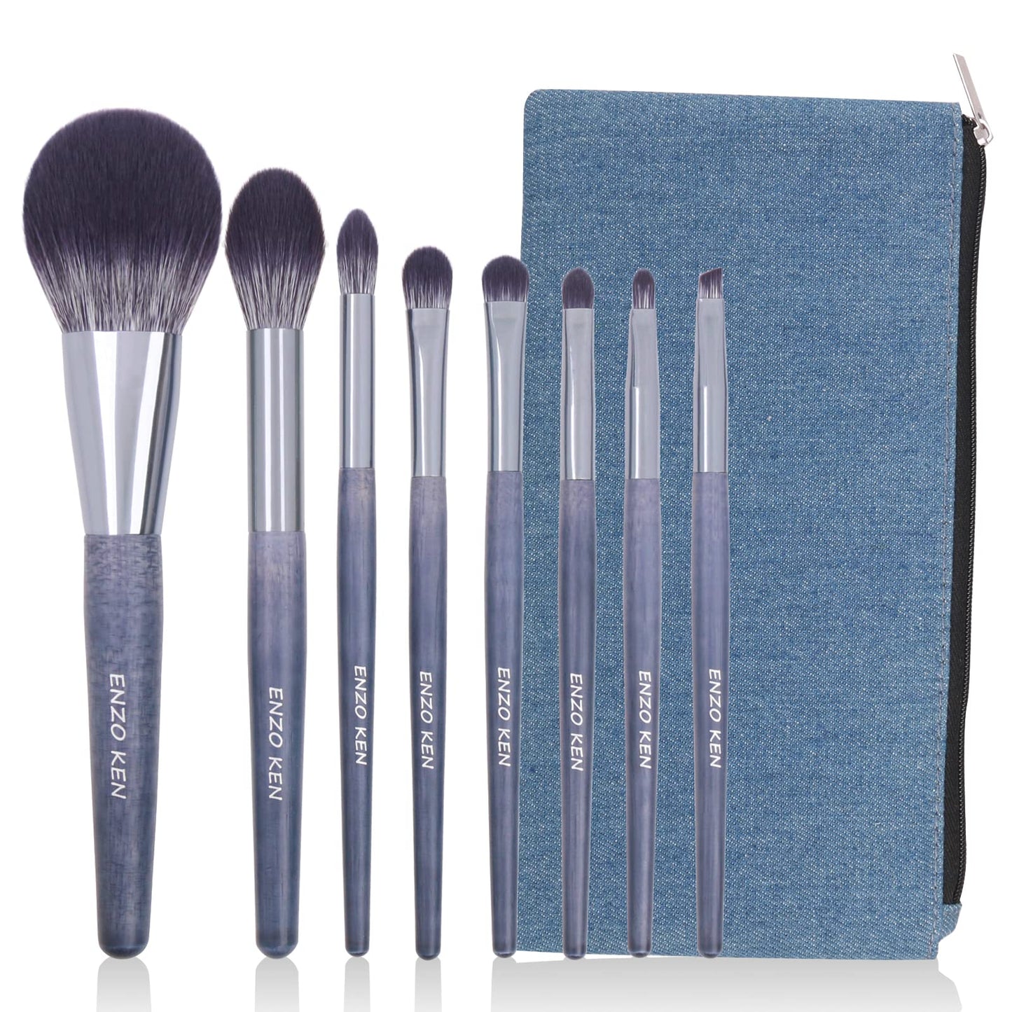 ClearFire ShuiMo Ritual Natural Walnut Makeup Brush Set