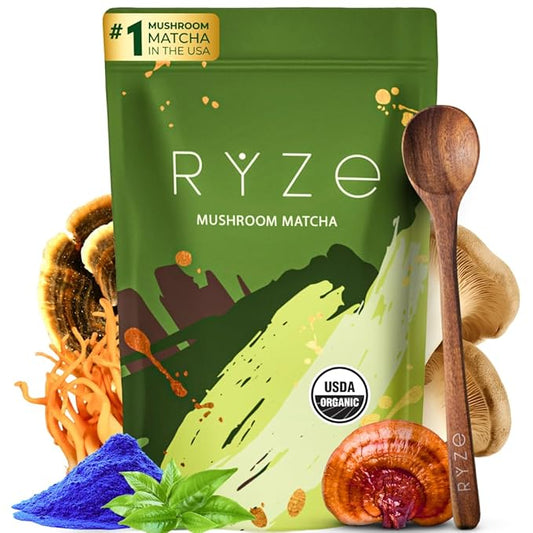 RYZE Superfoods Mushroom Matcha Starter Kit