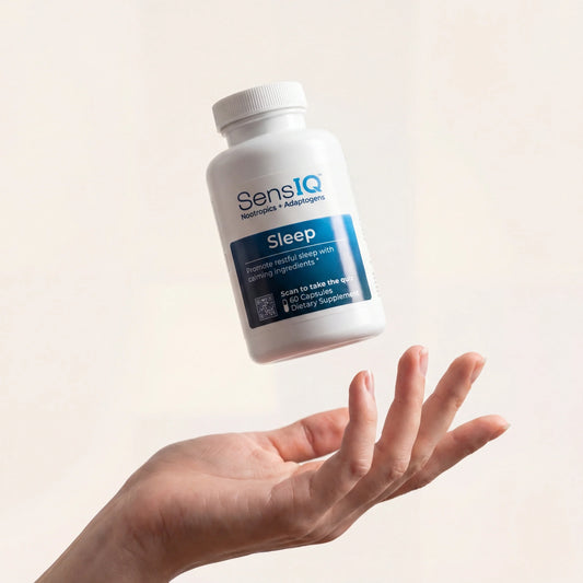 SensIQ Sleep | Adaptogenic Botanical Evening Blend | Melatonin-Free | 30 Servings