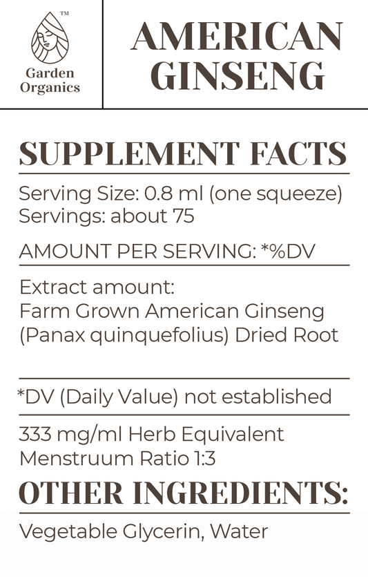 American Ginseng Tincture