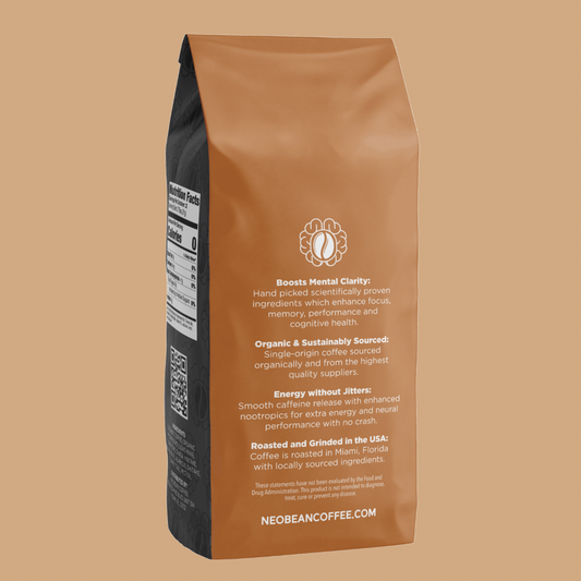 Neobean Black Label Cerebro Blend | 8-Mushroom Adaptogen Coffee with MCT Oil