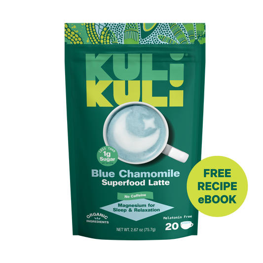 Blue Chamomile Superfood Latte