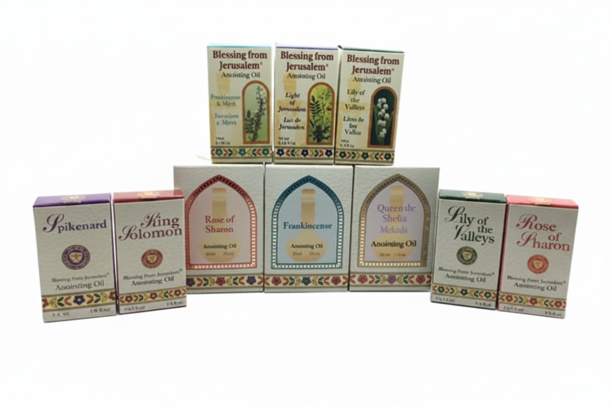 Ein Gedi Premium Historical Anointing Oil Set (30ml)