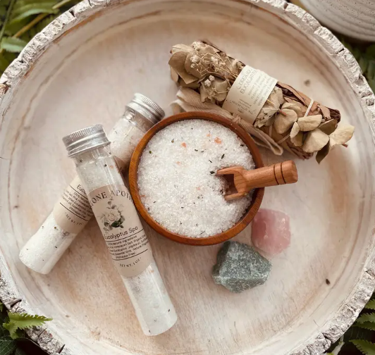 ClearFire Eucalyptus Spa Herbal Bath Salt Tubes