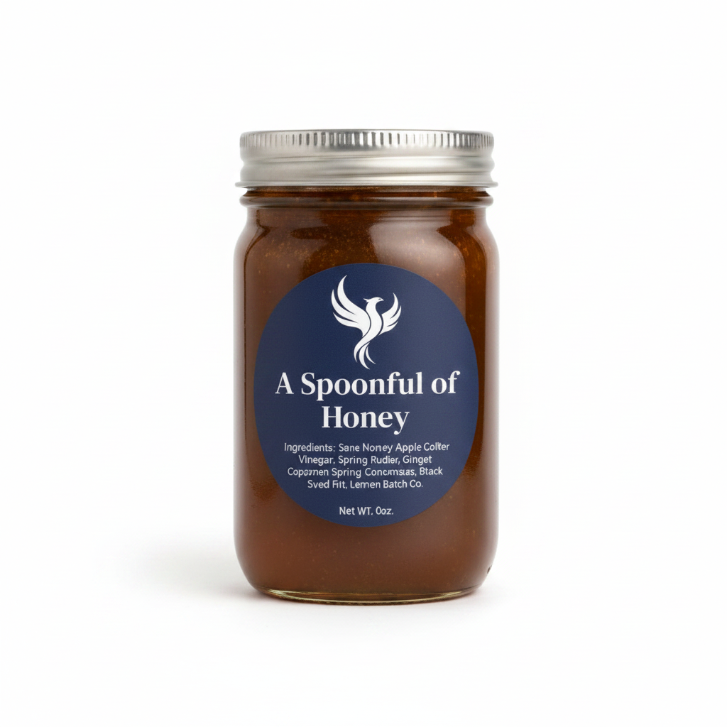 A Spoonful of Honey Botanical Serum | Raw Honey, Black Seed Oil, Cinnamon & Lemon Balm | 6oz