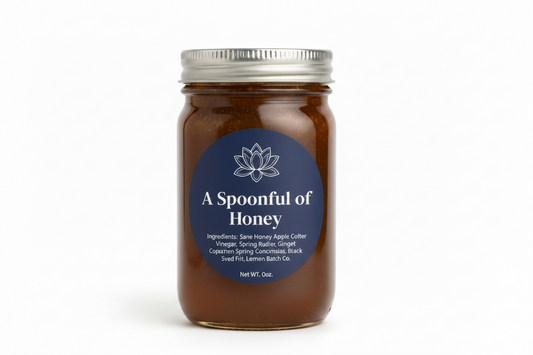 A Spoonful of Honey Botanical Serum | Raw Honey, Black Seed Oil, Cinnamon & Lemon Balm | 6oz