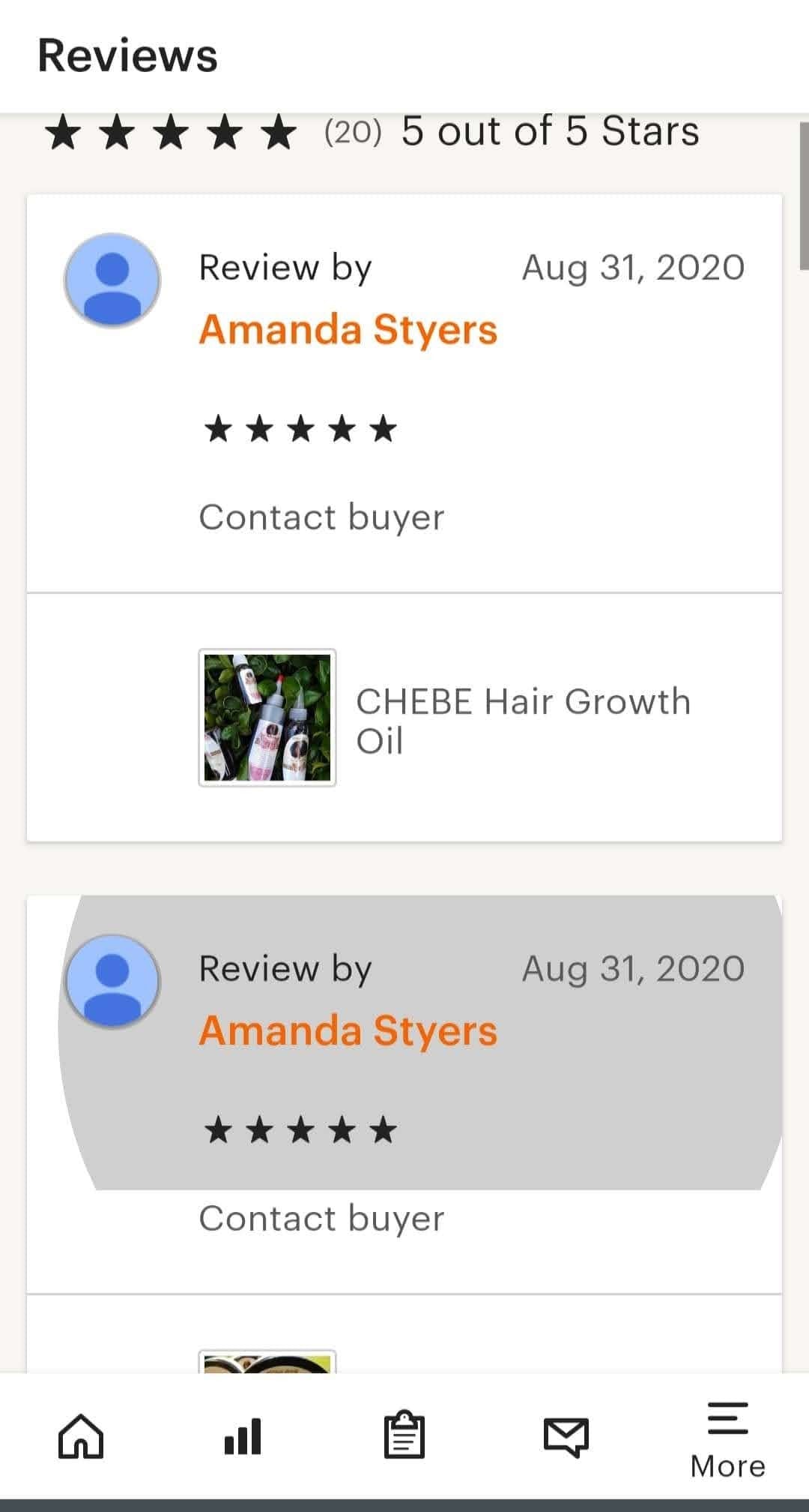 St'Claire Beauty Herbal Hair Growth Oil  The Ayurvedic Solution for Length, Strength; Restoration