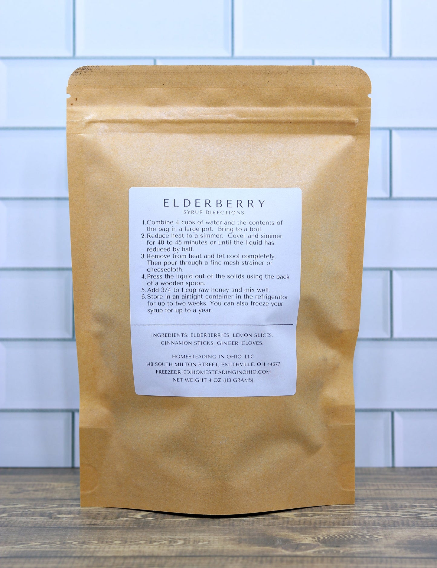 DIY Elderberry Syrup Kit to Make Your Own