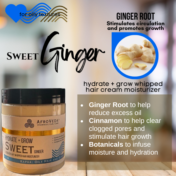 Sweet Ginger Hydrate + Grow Hair Cream Moisturizer
