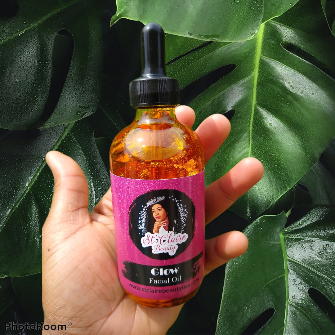 Turmeric Glow Facial and Body Oil  With Rosehip, Sea Buckthorn & 24K Gold Flakes