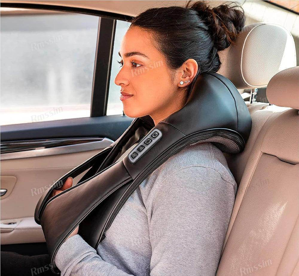ClearFire Heated Shiatsu Back, Neck & Shoulder Massager Shawl