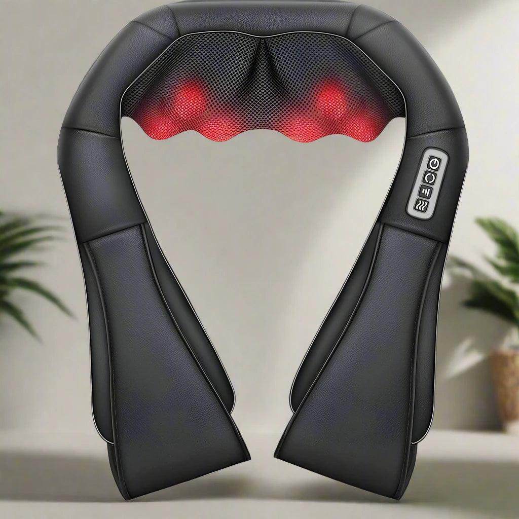 ClearFire Heated Shiatsu Back, Neck & Shoulder Massager Shawl