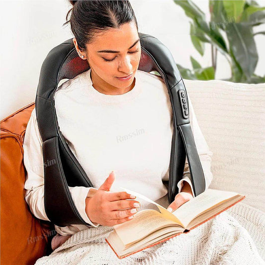 ClearFire Heated Shiatsu Back, Neck & Shoulder Massager Shawl