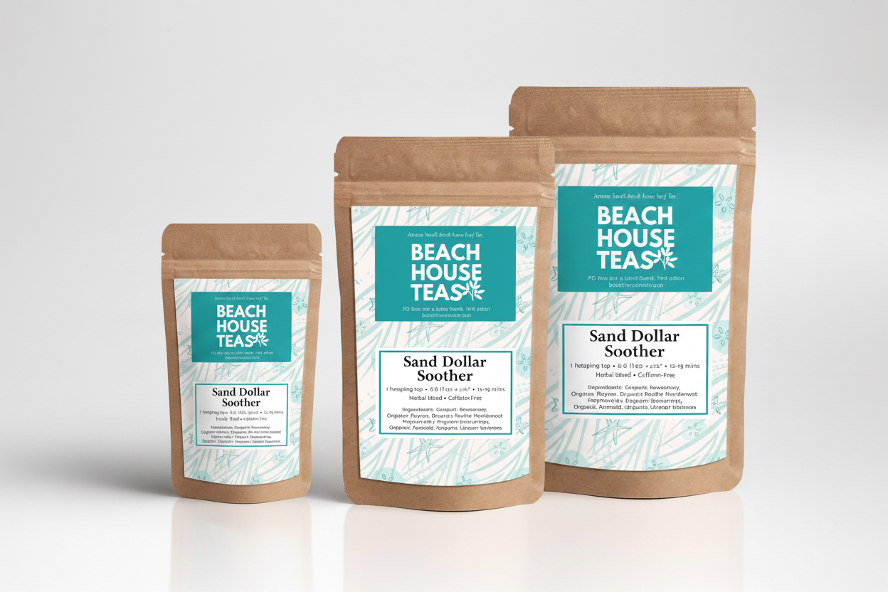 Sand Dollar Herbal Digestive Tea Blend | Beach House Teas