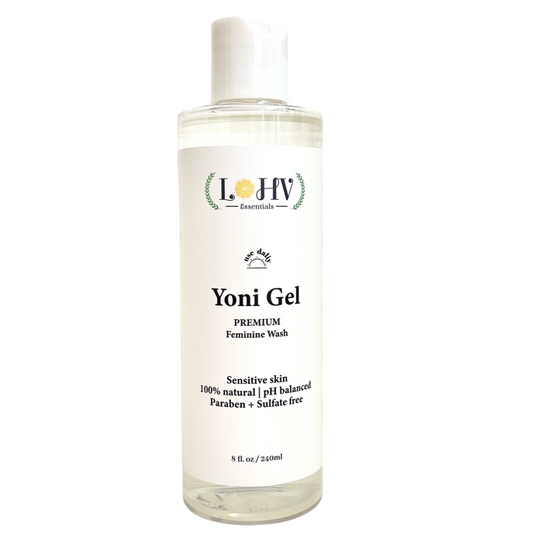 LOHV Yoni Gel | Intimate Wash | Palm Kernel Oil & Rose Oil | LOHV ESSENTIALS