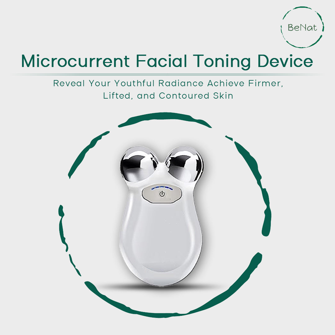 Lift, Sculpt & Glow Toolkit -Set of 3 LED Therapy, Electric Gua Sha & Microcurrent Toning Device for Radiant Skin