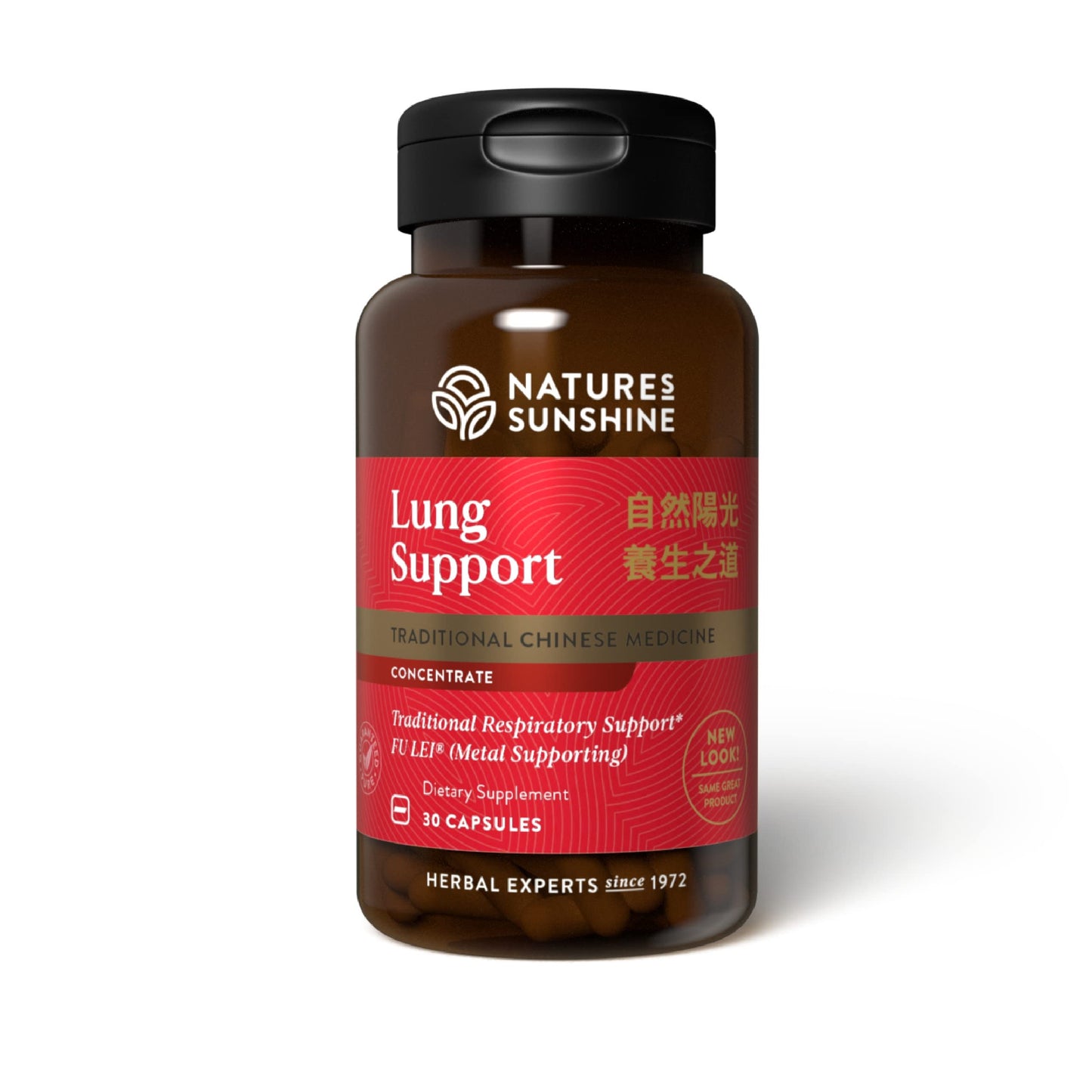 Natures Sunshine Lung Support Chinese TCM Concentrate 30 Capsules