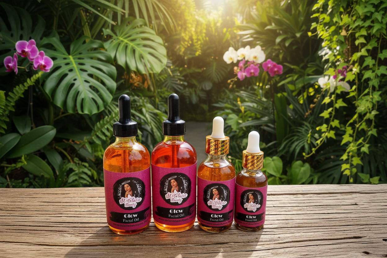 Turmeric Glow Facial and Body Oil  With Rosehip, Sea Buckthorn & 24K Gold Flakes