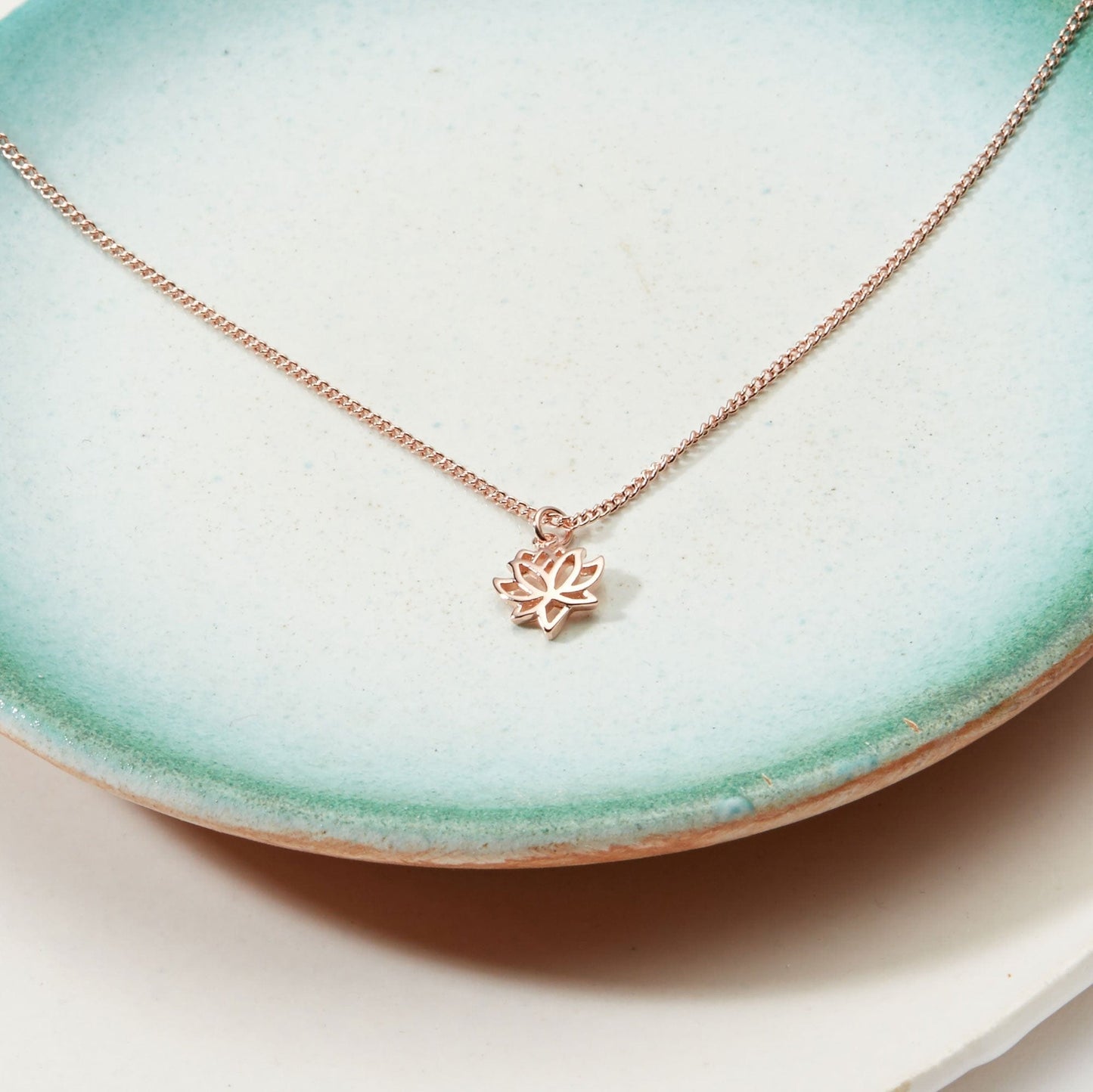 Gifts for Women with Cancer Lotus Necklace