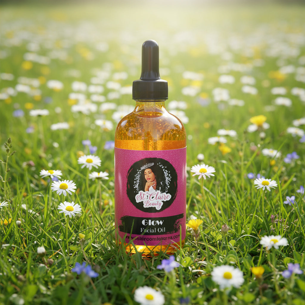 Turmeric Glow Facial and Body Oil  With Rosehip, Sea Buckthorn & 24K Gold Flakes
