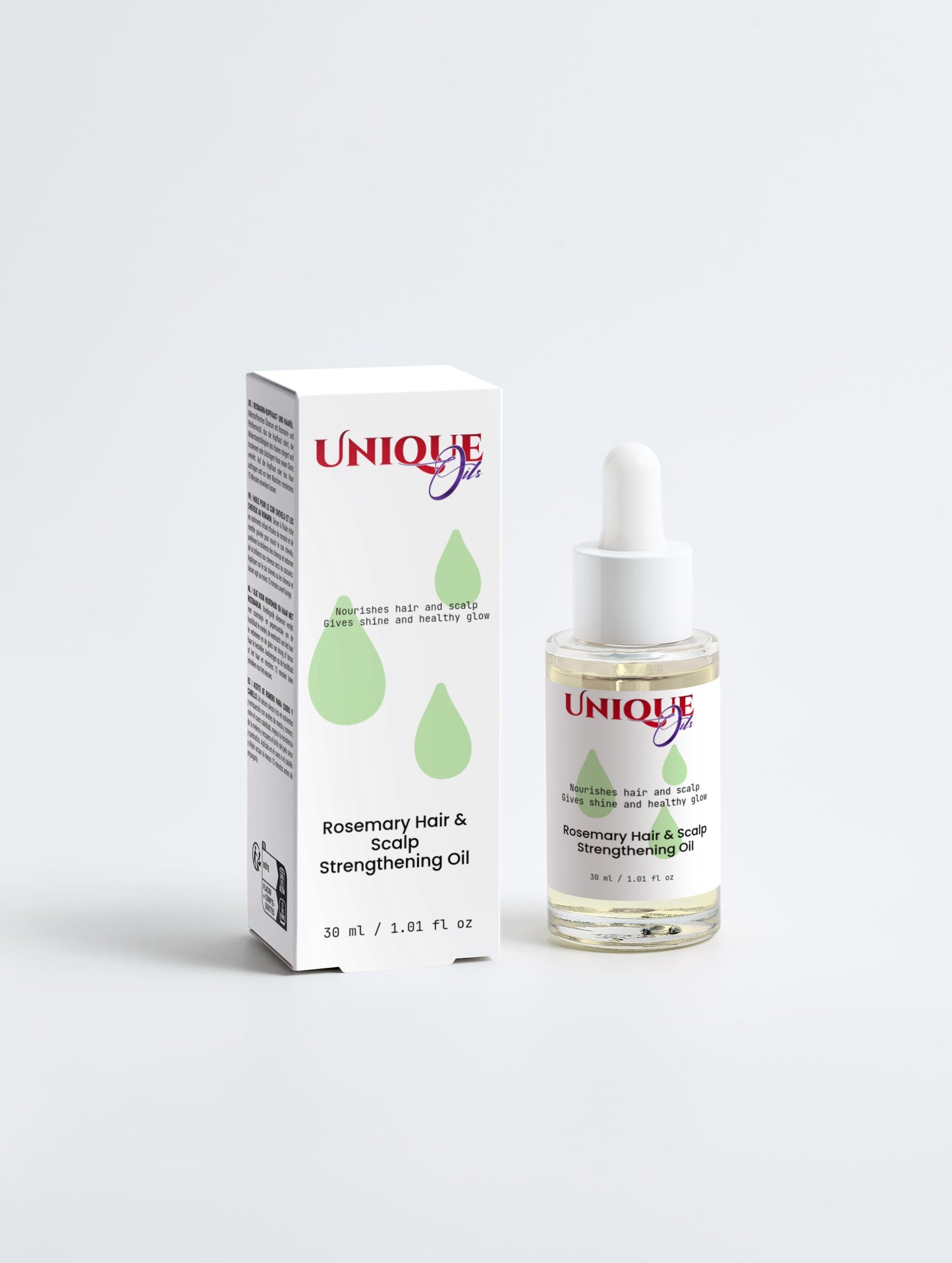 UNIQUE OILS Rosemary Hair & Scalp Strengthening Oil