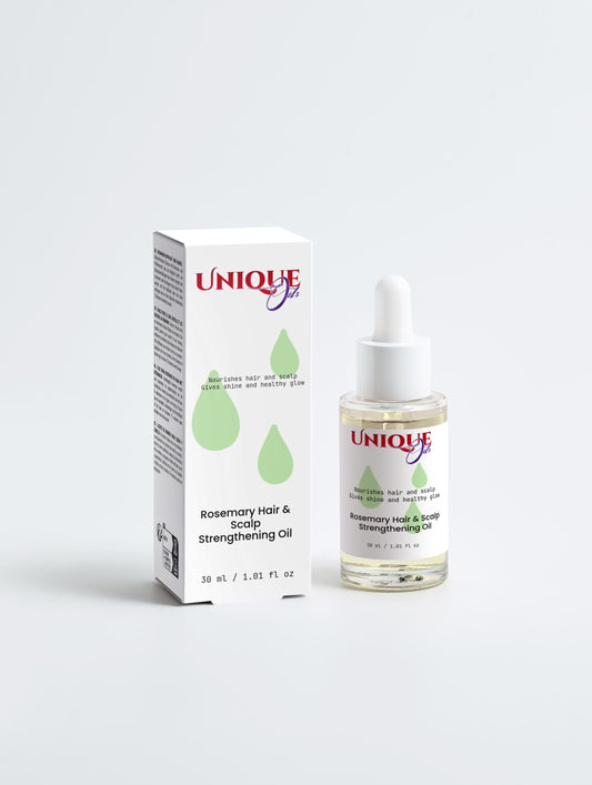UNIQUE OILS Rosemary Hair & Scalp Strengthening Oil