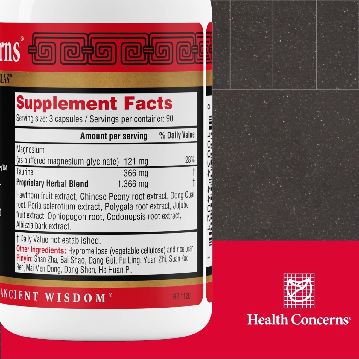 Health Concerns Calm Spirit - Calm Support - Stress Relief & Sleep Supplement - 270 Capsules