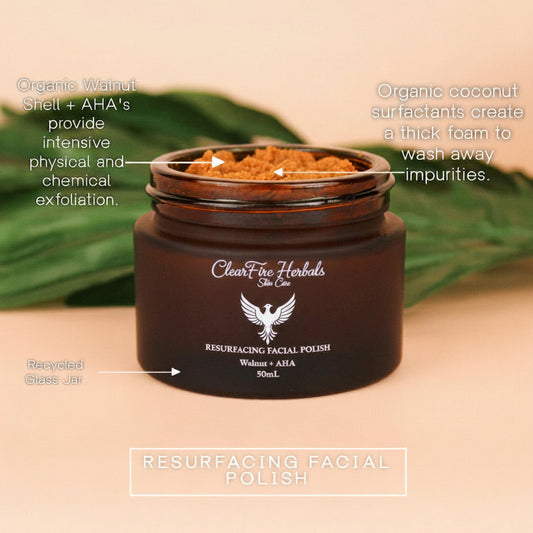 Resurfacing Facial Polish - Walnut + AHA