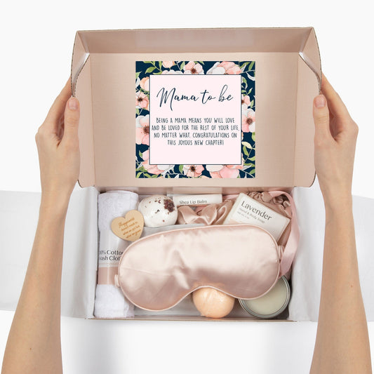 Dear Ava Indulgent Luxury Spa Gift Box for Expecting Mom | 15-Piece Set | Lavender, Eucalyptus & Rose