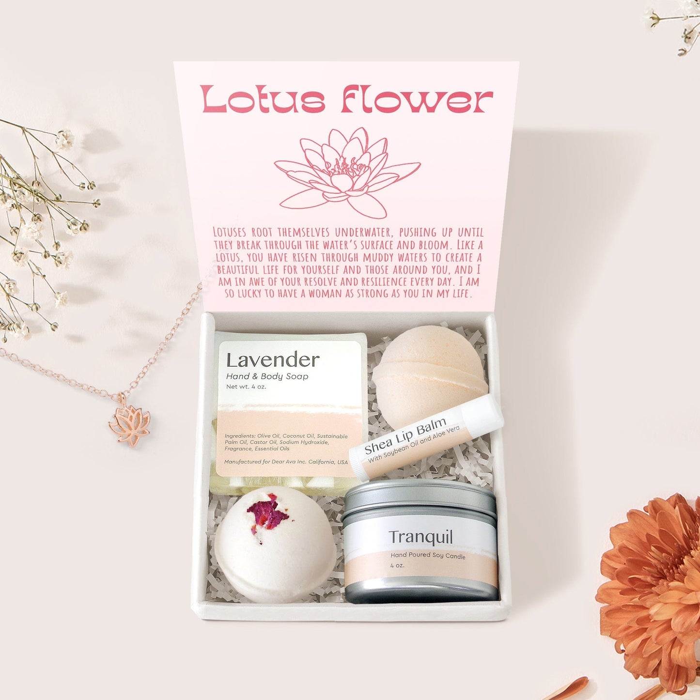 ClearFire Lotus Spa Ritual Gift Box Set