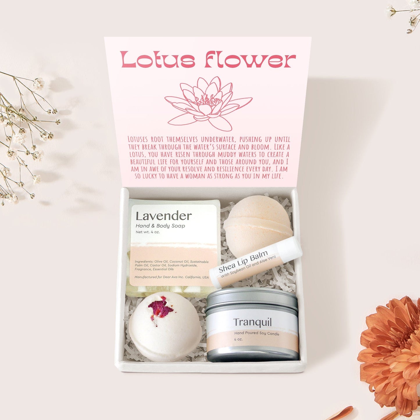 ClearFire Lotus Spa Ritual Gift Box Set