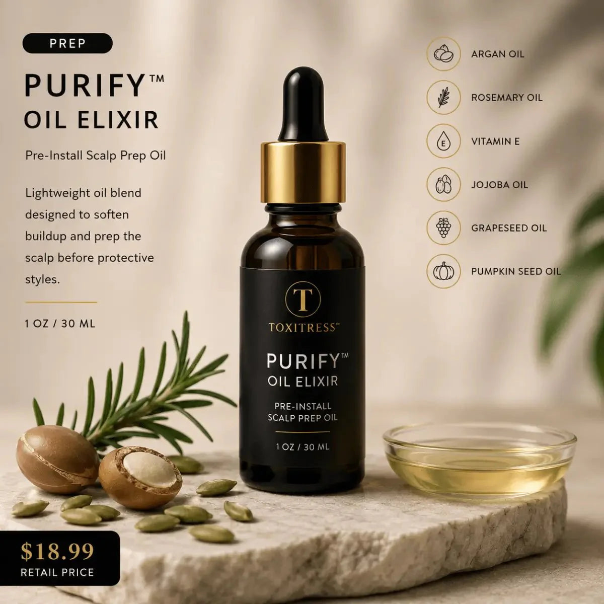 PURIFY™ Oil Elixir™ — Scalp Treatment Oil